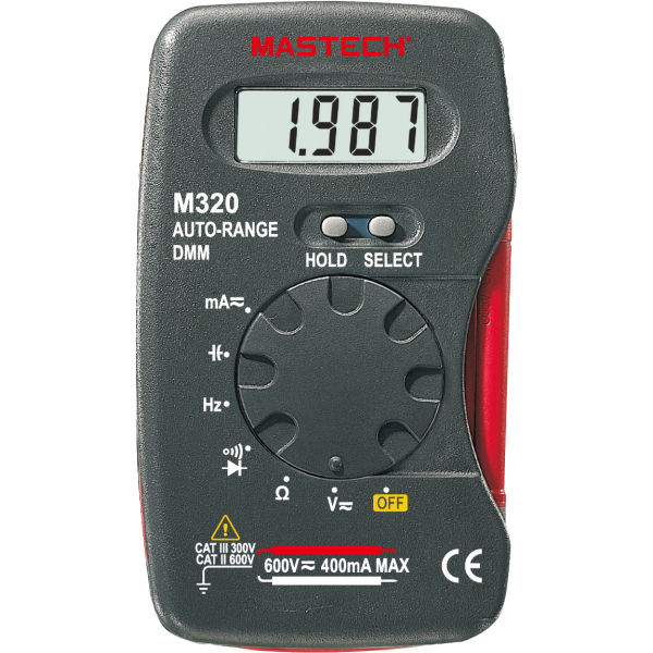 MASTECH M320 Pocket Type Digital Multimeters