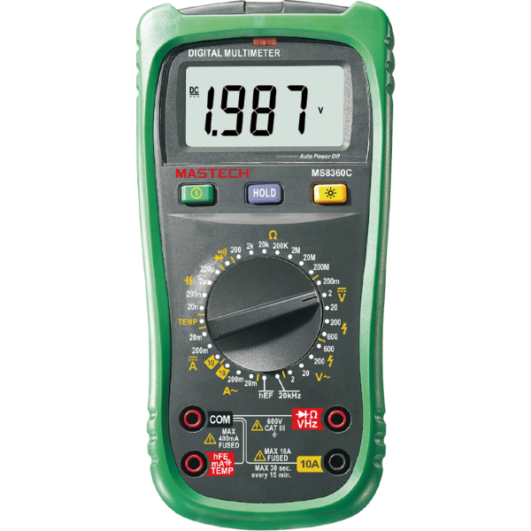 MASTECH MS8360C Manual Ranging Digital Multimeters